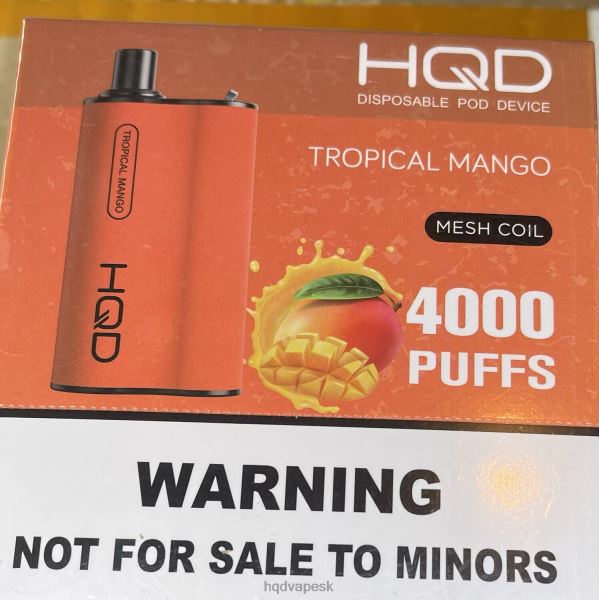 HQD Cigareta - HQD BOX 4000 ťahov P4P2F79 tropické mango
