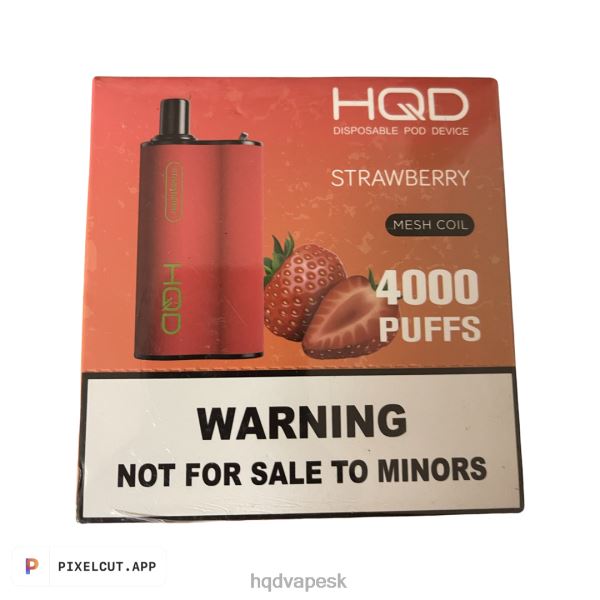 HQD Vape Bratislava - HQD BOX 4000 ťahov P4P2F94 jahodový