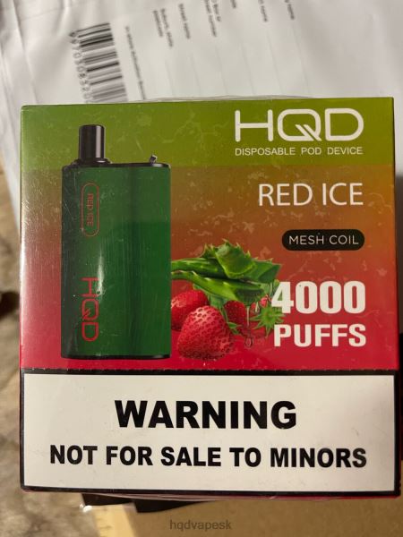 HQD Vape Shop - HQD BOX 4000 ťahov P4P2F106 červený ľad