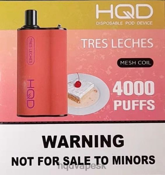 HQD Vape Shop - HQD BOX 4000 ťahov P4P2F116 tres leches