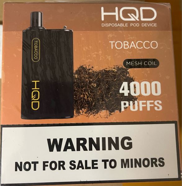 HQD Vape Shop - HQD BOX 4000 ťahov P4P2F96 tabak