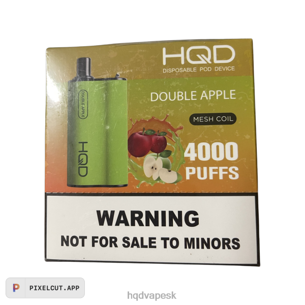 HQD Vape Slovensko - HQD BOX 4000 ťahov P4P2F103 dvojité jablko
