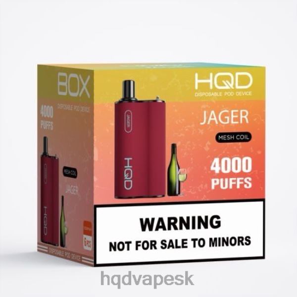 HQD Vape Slovensko - HQD BOX 4000 ťahov P4P2F113 jager