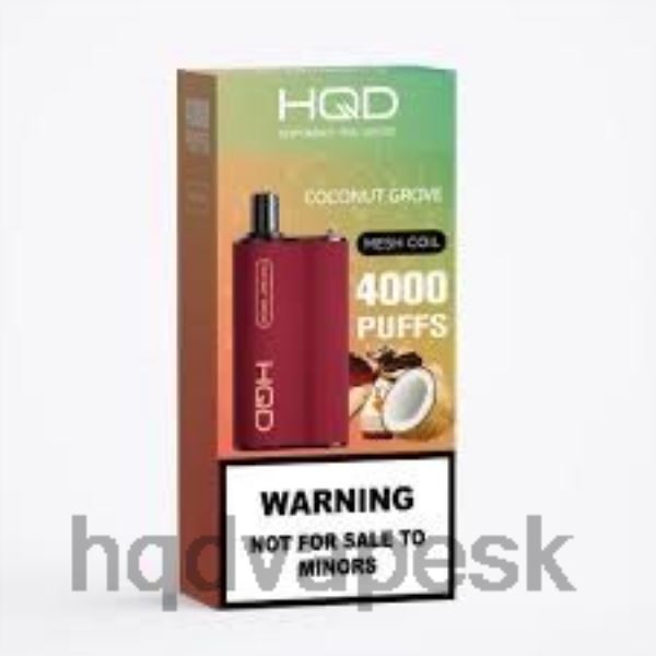 HQD Vape Slovensko - HQD BOX 4000 ťahov P4P2F73 kokosový háj