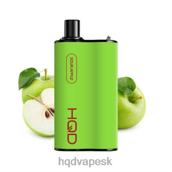 HQD Wholesale - HQD BOX 4000 ťahov P4P2F97 kyslé jablko