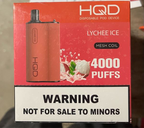 Jednorázová Cigareta HQD - HQD BOX 4000 ťahov P4P2F110 liči ľad
