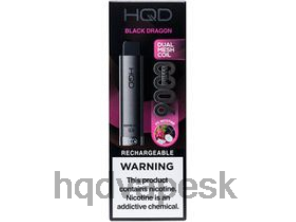 HQD Cigareta - HQD CUVIE PLUS 2.0 jednorazové P4P2F269 čierny drak