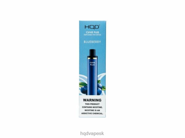 HQD Cigareta - HQD CUVIE PLUS jednorazová vapa P4P2F139 čučoriedka