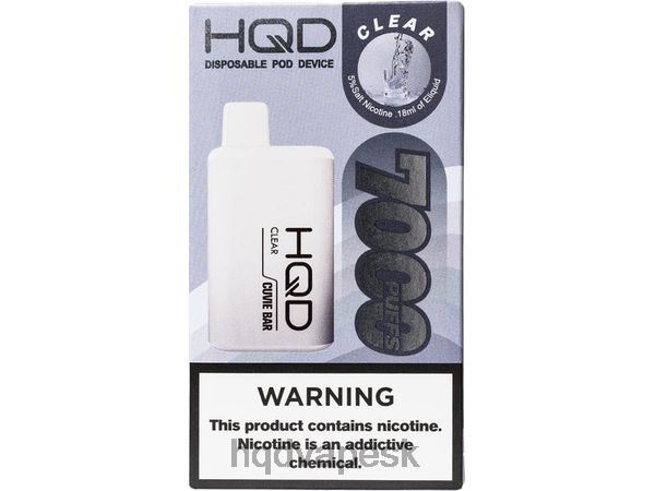 HQD Online Shop - HQD CUVIE BAR jednorazové P4P2F155 jasný