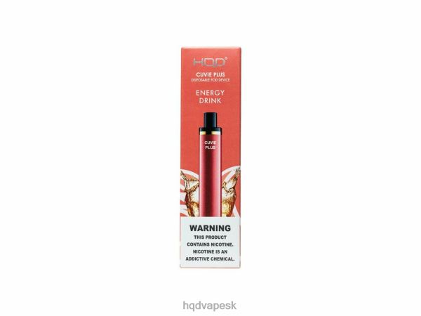 HQD Online Shop - HQD CUVIE PLUS jednorazová vapa P4P2F165 energetický nápoj