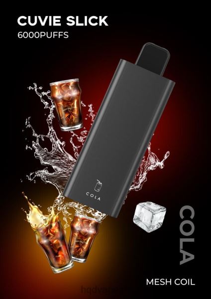 HQD Online Shop - HQD CUVIE SLICK 6000 ťahov P4P2F25 hladká cola