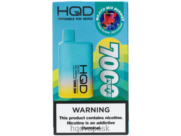 HQD Vape Bratislava - HQD CUVIE BAR jednorazové P4P2F224 mojito mix bobule