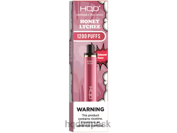 HQD Vape Bratislava - HQD CUVIE PLUS jednorazová vapa P4P2F174 medové liči