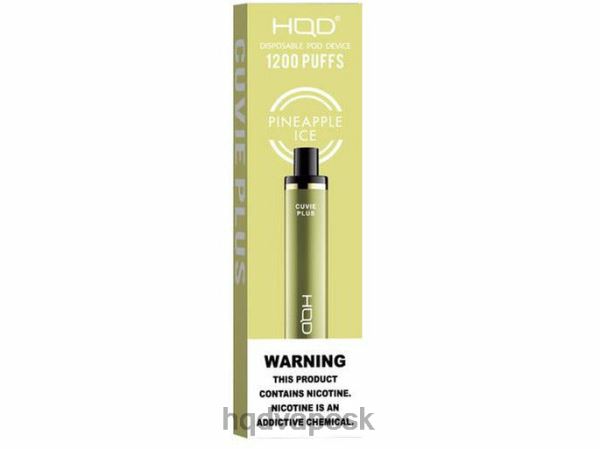 HQD Vape Bratislava - HQD CUVIE PLUS jednorazová vapa P4P2F234 ananásový ľad