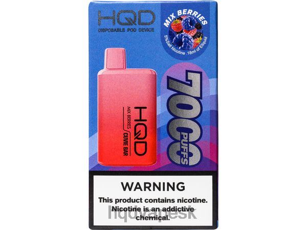 HQD Vape Cena - HQD CUVIE BAR jednorazové P4P2F222 miešať bobule