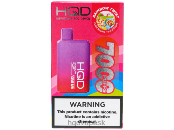 HQD Vape Cena - HQD CUVIE BAR jednorazové P4P2F242 dúhový zákrut
