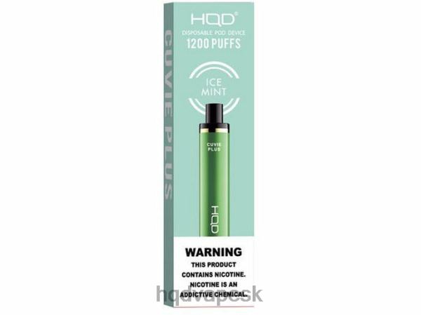 HQD Vape Cena - HQD CUVIE PLUS jednorazová vapa P4P2F202 ľadová mäta