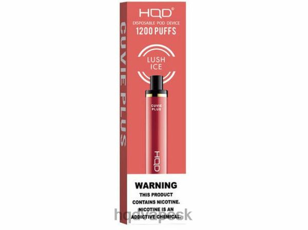 HQD Vape Cena - HQD CUVIE PLUS jednorazová vapa P4P2F212 svieži ľad