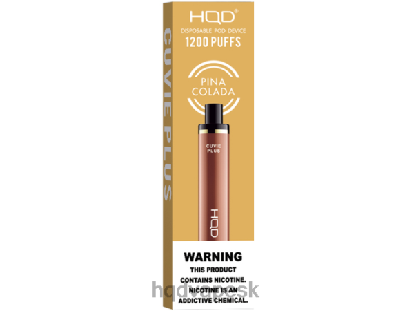 HQD Vape Cena - HQD CUVIE PLUS jednorazová vapa P4P2F232 Piňa coláda