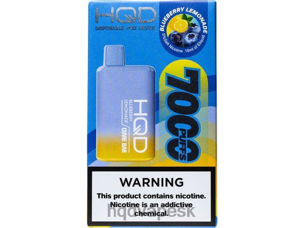 HQD Vape SK - HQD CUVIE BAR jednorazové P4P2F141 čučoriedková limonáda