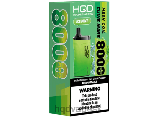 HQD Vape SK - HQD CUVIE MARS jednorazové P4P2F201 ľadová mäta