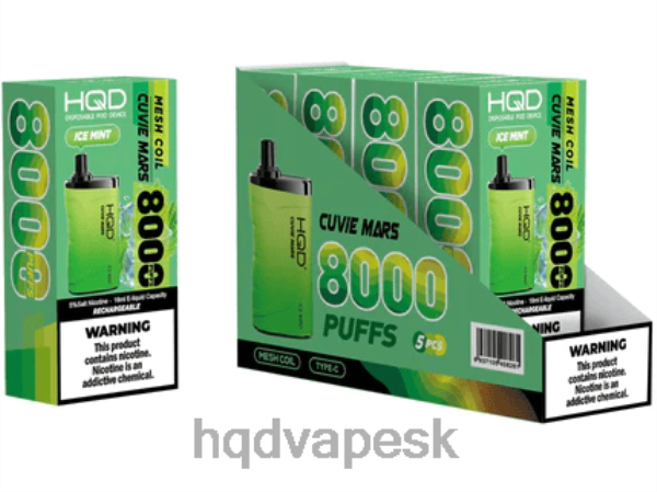 HQD Vape SK - HQD CUVIE MARS jednorazové P4P2F201 ľadová mäta