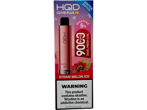 HQD Vape SK - HQD CUVIE PLUS 2.0 (zimné vydanie) P4P2F251 slamený melónový ľad