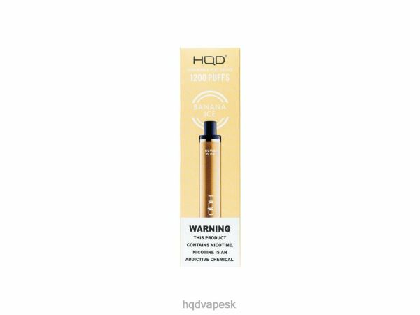 HQD Vape Sale - HQD CUVIE PLUS jednorazová vapa P4P2F128 banánový ľad