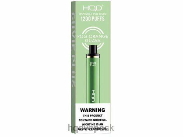 HQD Vape Sale - HQD CUVIE PLUS jednorazová vapa P4P2F238 pog oranžová guava