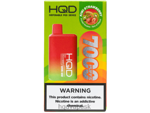 HQD Vape Shop - HQD CUVIE BAR jednorazové P4P2F206 kiwi jahoda