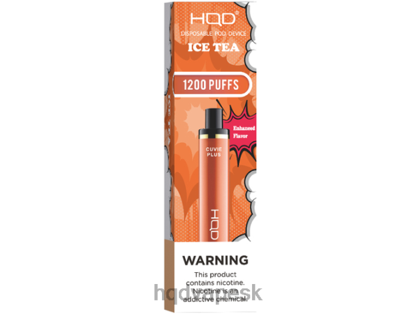 HQD Vape Slovensko - HQD CUVIE PLUS jednorazová vapa P4P2F203 ľadový čaj