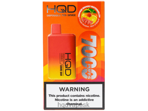 HQD Wholesale - HQD CUVIE BAR jednorazové P4P2F227 oranžový mango vodný melón