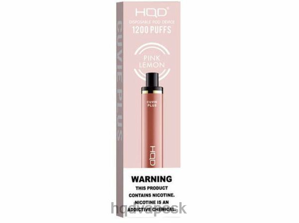HQD Wholesale - HQD CUVIE PLUS jednorazová vapa P4P2F237 ružový citrón
