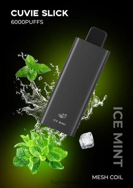 HQD Wholesale - HQD CUVIE SLICK 6000 ťahov P4P2F27 hladká ľadová mäta