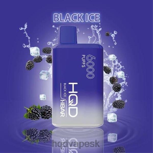 HQD Vape Bratislava - HQD HBAR 6000 ťahov P4P2F44 čierny ľad