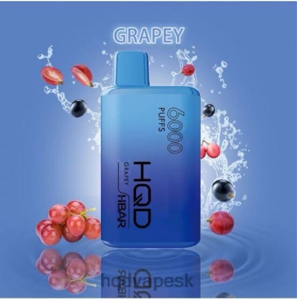 HQD Vape Cena - HQD HBAR 6000 ťahov P4P2F42 grapy