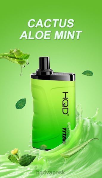 HQD Vape Cena - HQD TITAN 7000 ťahov P4P2F2 kaktusová aloe mäta