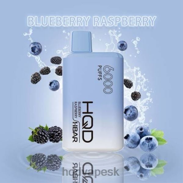 HQD Vape Slovensko - HQD HBAR 6000 ťahov P4P2F43 čučoriedka malina