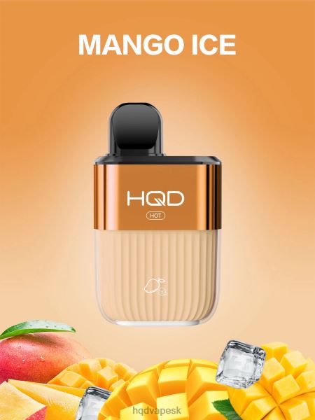 HQD Vape Bratislava - HQD HOT 5000 ťahov P4P2F64 mangový ľad