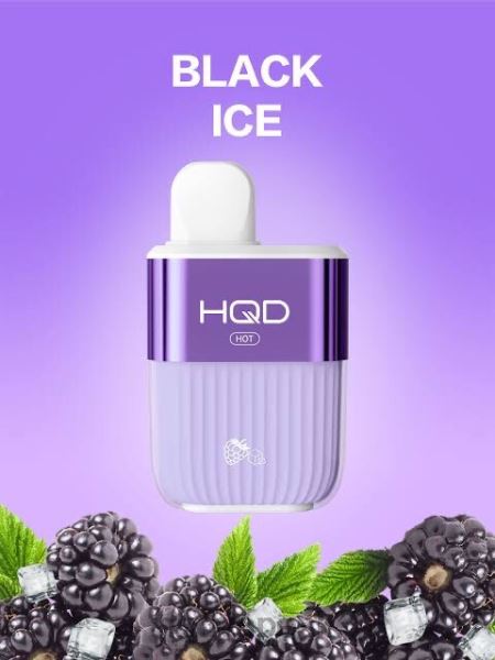 HQD Vape Cena - HQD HOT 5000 ťahov P4P2F62 čierny ľad