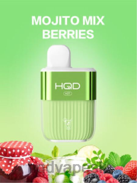 HQD Vape SK - HQD HOT 5000 ťahov P4P2F61 mojito mix bobule