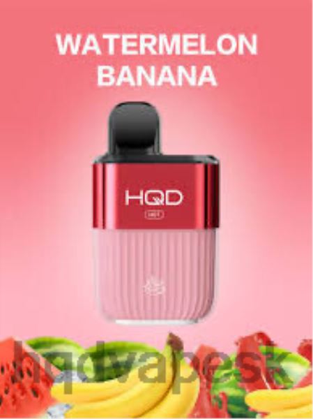HQD Wholesale - HQD HOT 5000 ťahov P4P2F57 vodný melón banán